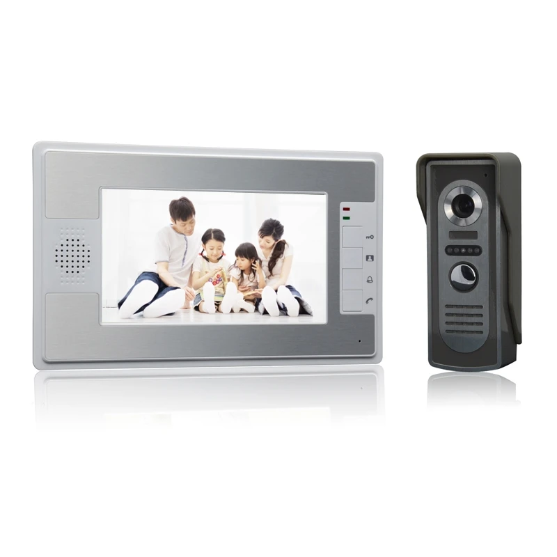 (1 комплект) HD 700TV линии один к одному Цвет видео домофон дверной звонок Системы ИК Камера монитор громкой связи домофон