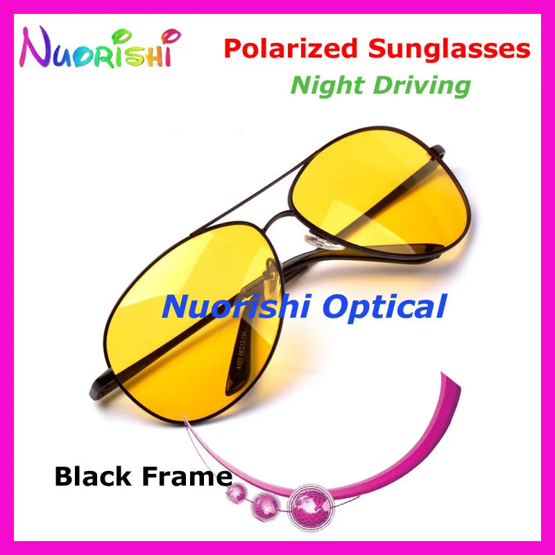 A103YP унисекс ночь поляризованные очки линзы из поликарбоната с UV400 желтые поляризованные солнцезащитные очки для женщин и мужчин;
