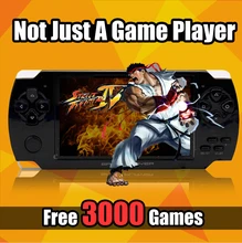 4.3 inch screen 8GB memory handheld game MP4 MP5 Player Games Console 3000 free games support ebook/TV-out/video1.3 MP Camera