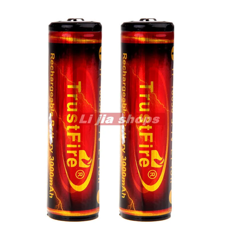 4 шт./лот Trustfire 18650 аккумулятор 3,7 v 3000 mAh фонарь для камеры фонарик 18650 аккумуляторные батареи