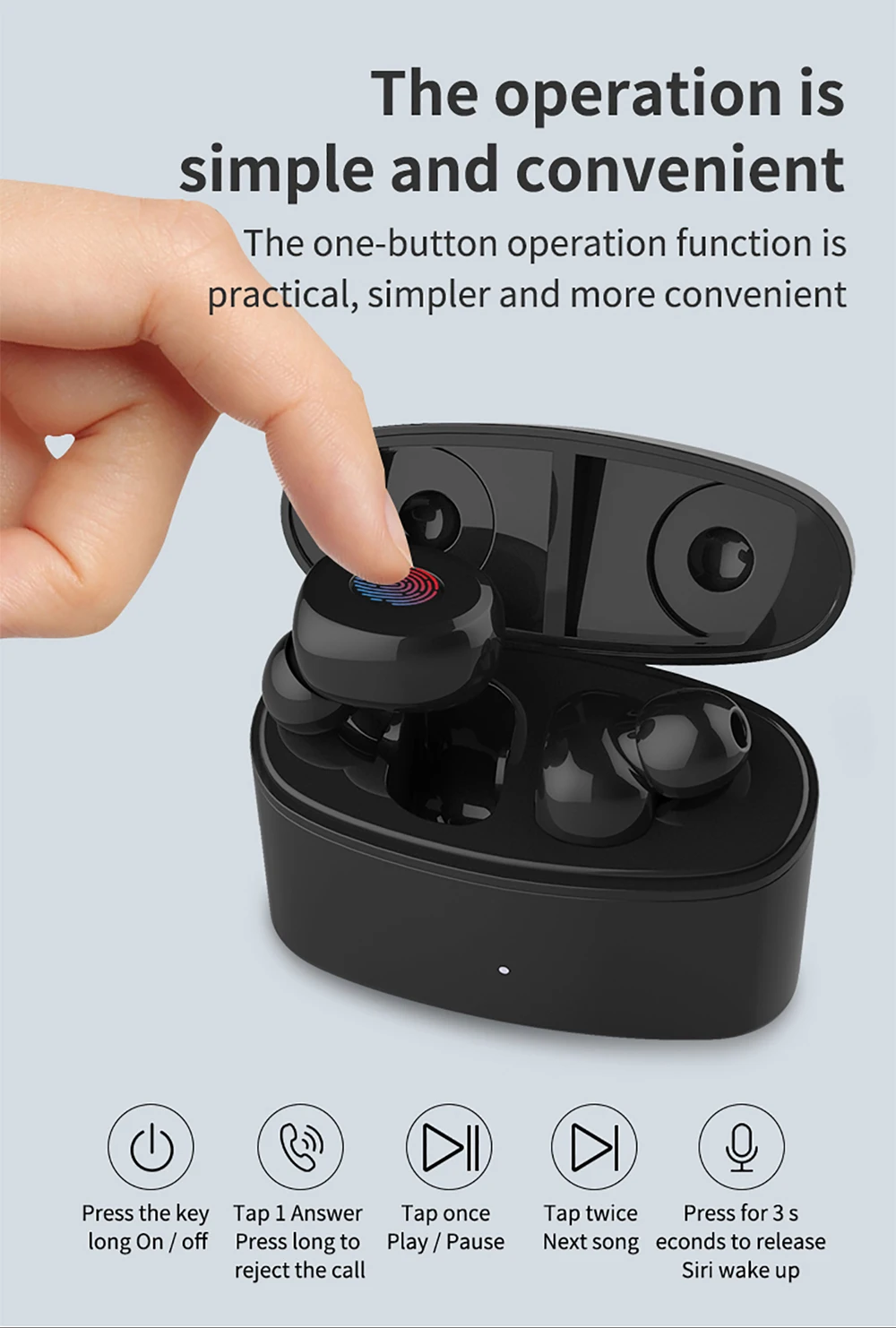 

New Arrived IPX5 Waterproof TWS T6 Bluetooth Headset 5.0 Stereo True Wireless Headphones fones auricular ecouteurs sluchawki