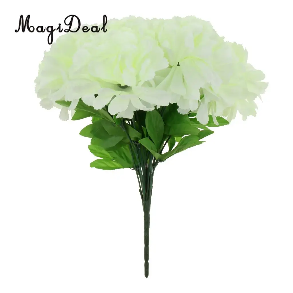 Artificial Silk Chrysanthemum Bouquet Home Decor Cemetery Flower 