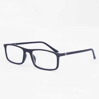 Персонализированные очки для чтения мужские и женские полные очки Оптические пресбиопические очки с диоптриями скраб квадратные очки 2,5 Gafas De Lectura - Цвет оправы: Черный