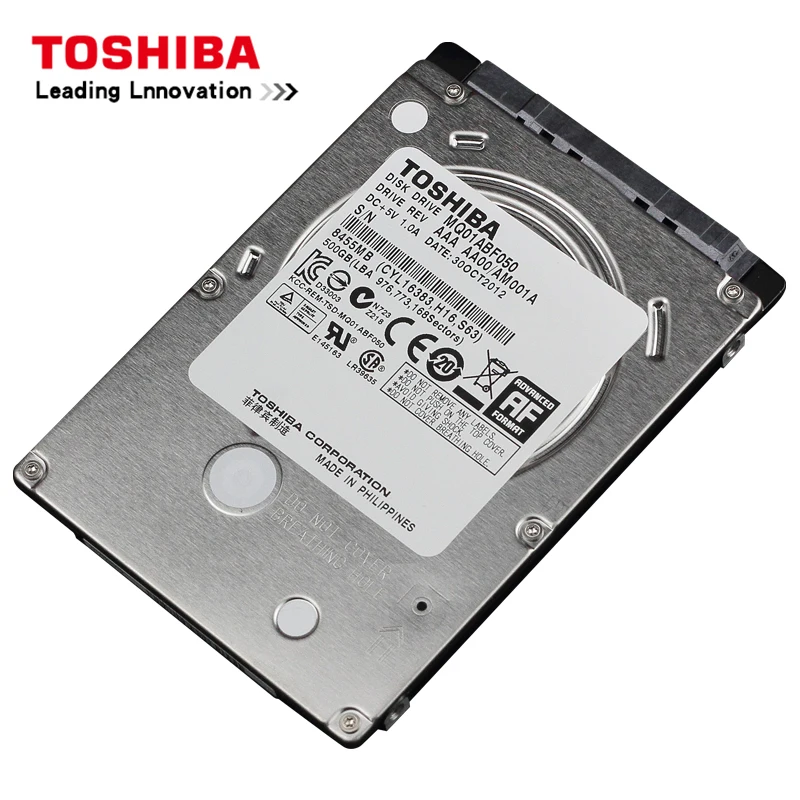  Original Toshiba MQ01ABF050 500GB disco duro SATA/300 7200RPM 16MB 25 