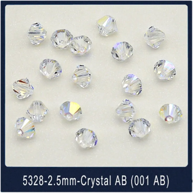 

Ms Betti hot sale 5328 XILION 2.5mm Bicones Beads crystal from Swarovski loose beads stone retail for jewelry DIY making Bijoux
