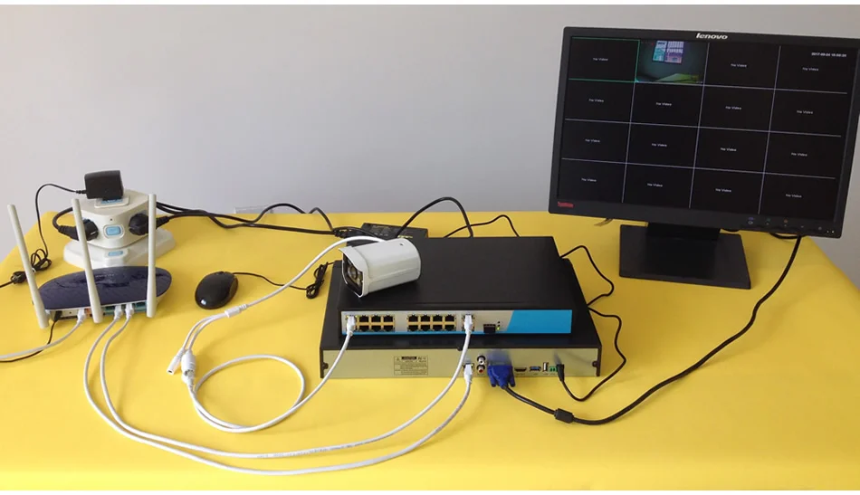 16ch POE NVR Kit K16N82HR54I2T-P 9-3