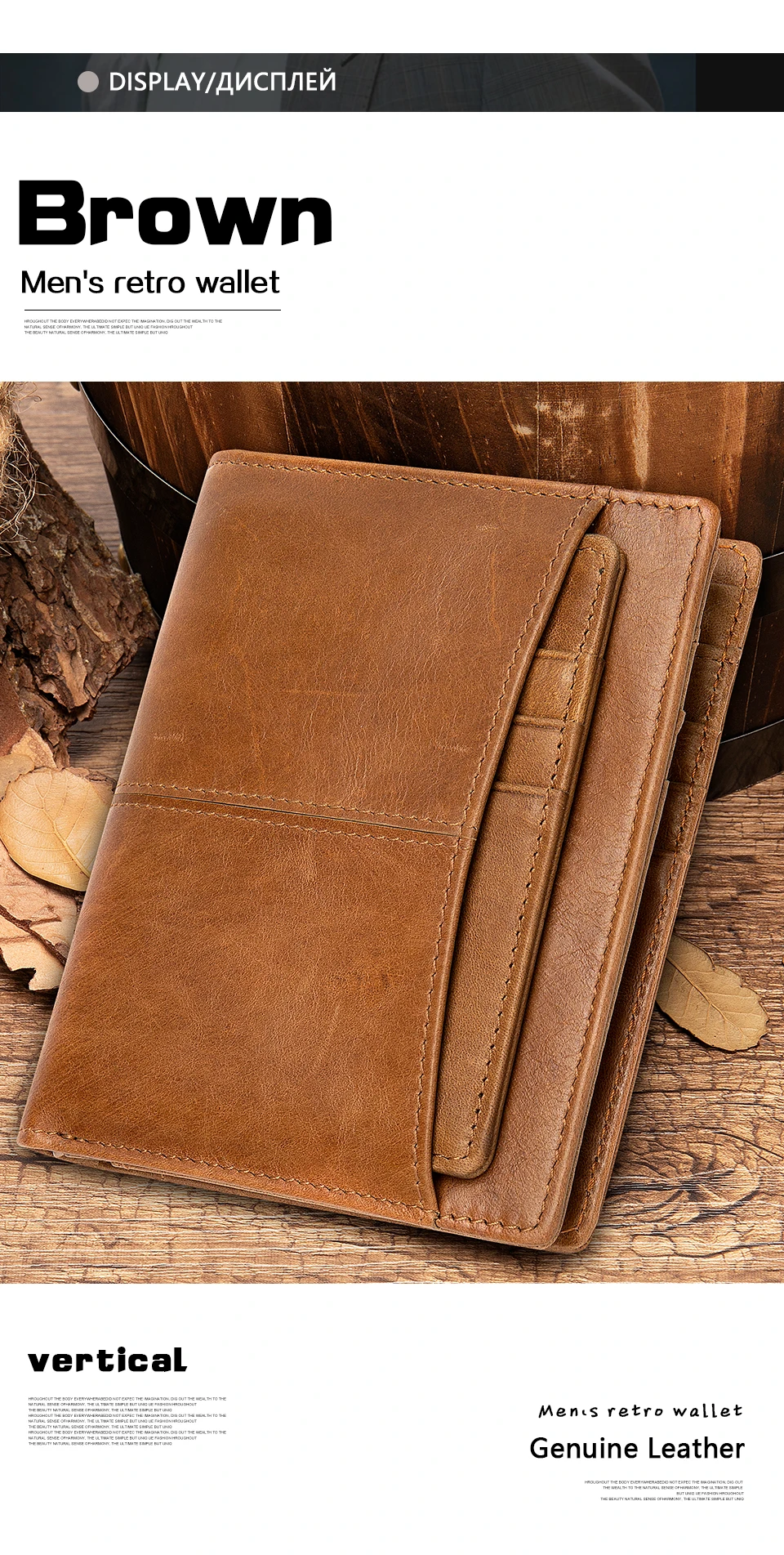 Small Women's Wallet Male Wallets for Credit Card Leather Genuine Purse for Men Card Holder Short Clutch Money Bags 17