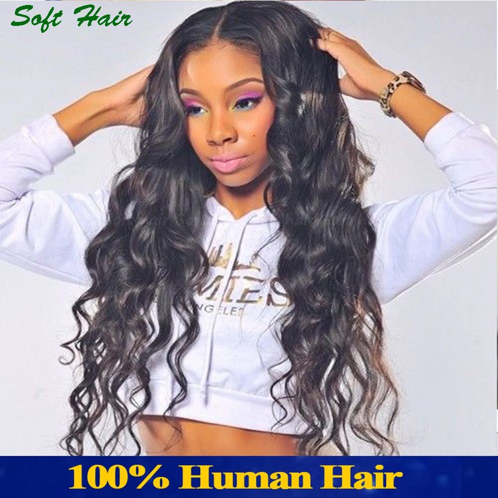 

3PCS Jet Black Brazilian Body Wave Hair Extensions 7A Soft Hair Bundles Tissage Bresilienne Christmas Human Hair Weave