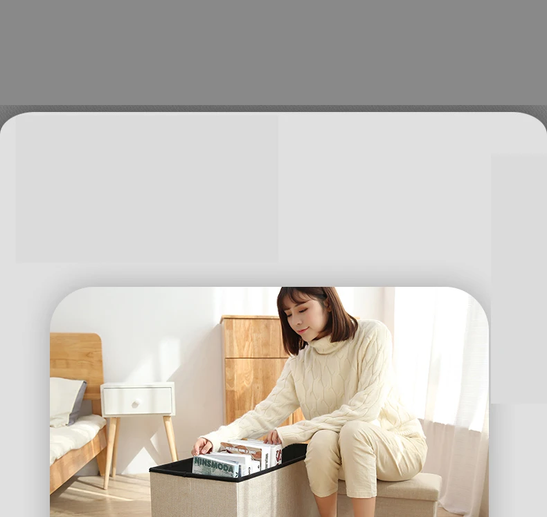 Хлопковый прямоугольный табурет для хранения может сидеть для взрослых диван табурет для обуви скамейка домашняя коробка для хранения многофункциональная