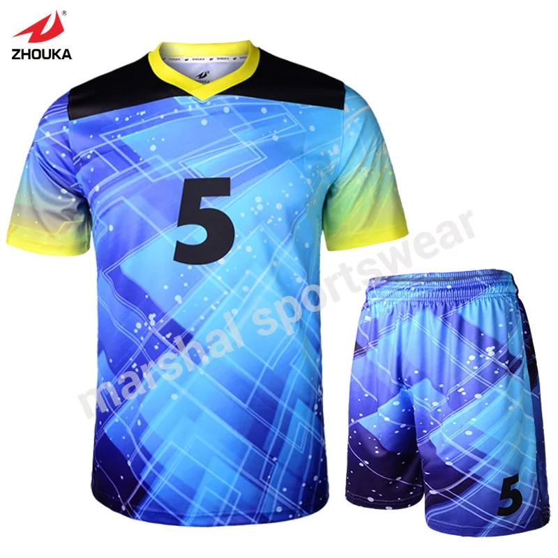 Buy design your own polyester shirts custom soccer uniforms wholesale