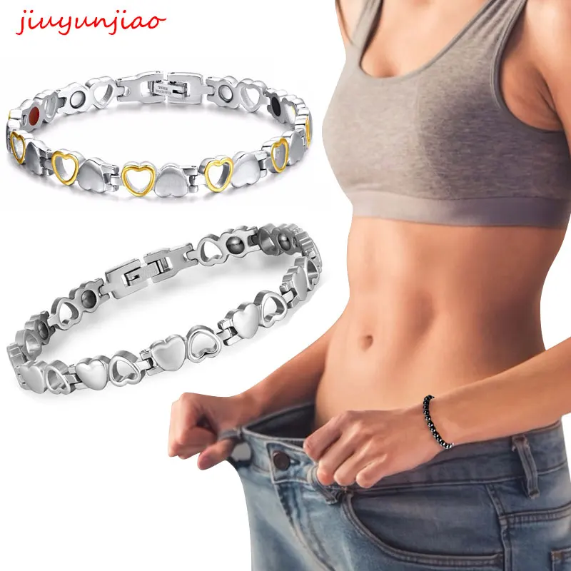 

Magnetic Slimming Bracelet Jewelry For Woman Link Chain Weight Loss Bracelet Health Slimming Products Magnetic Therapy Health