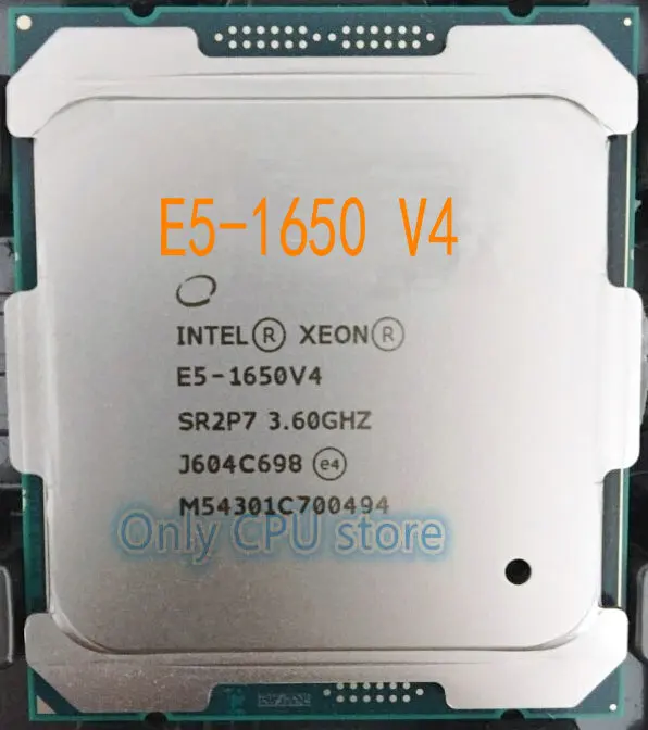 E5-1650V4 Intel Xeon SR2P7 OEM версия E5 1650V4 3,6 ГГц 6-ядерный 15 Мб SmartCache 140W E5 1650 V4 LGA2011-3