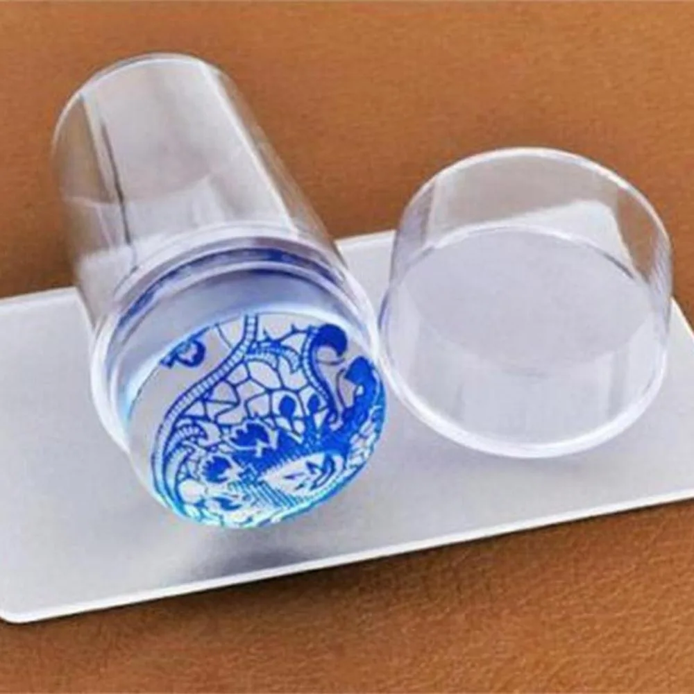

1 Set DIY Clear Nail Art Stamping Stamper Seal Scraper Plate Transfer Manicure Tools