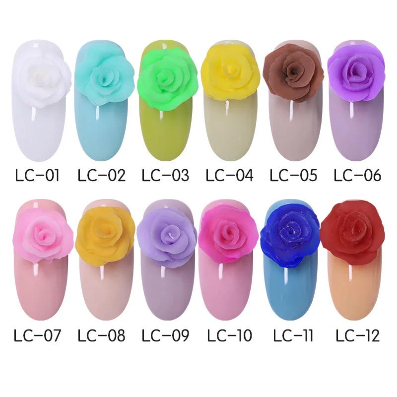 LILYCUTE 5 مللي 4D منحوتة الأشعة فوق البنفسجية هلام البولندية نقع قبالة جيل للأظافر الورنيش البلاستيسين DIY مسمار الفن النمذجة اللوحة هلام