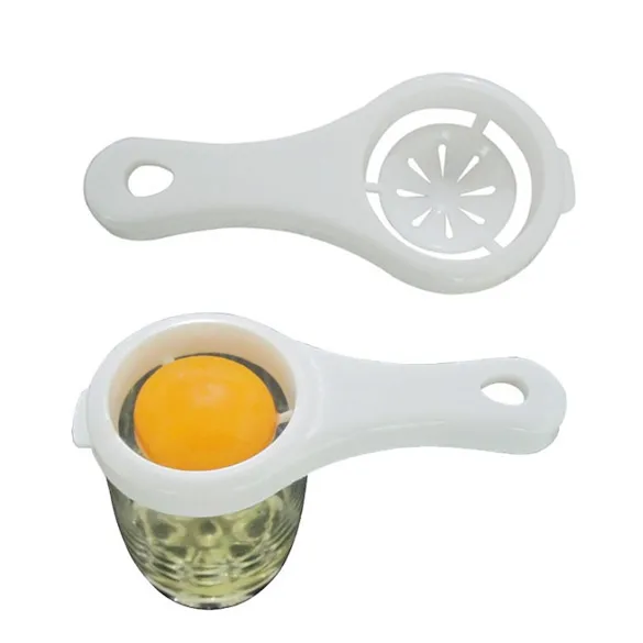 Мини Кухонный Контейнер для яиц желток Белый держатель сепаратора разделительное сито отделитель желтка забавная подставка