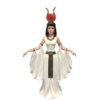 

Egypt Style Wing Sun Isis Goddess Egypt Goddess Figures Statue Creative Craftwork Living Room Decoration R1303