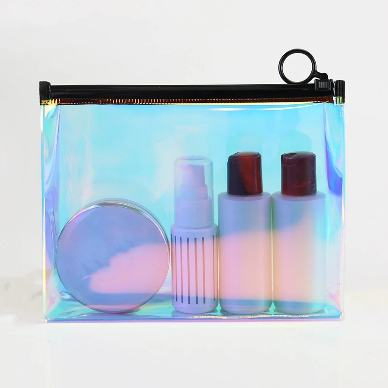 ETya جديد الليزر الملونة النساء السفر التجميل حقيبة شفافة سحاب عازل للماء المكياج حقيبة حالة الساخن بيع ETya جديد الليزر الملونة النساء السفر التجميل حقيبة شفافة سحاب عازل للماء المكياج حقيبة حالة الساخن بيع