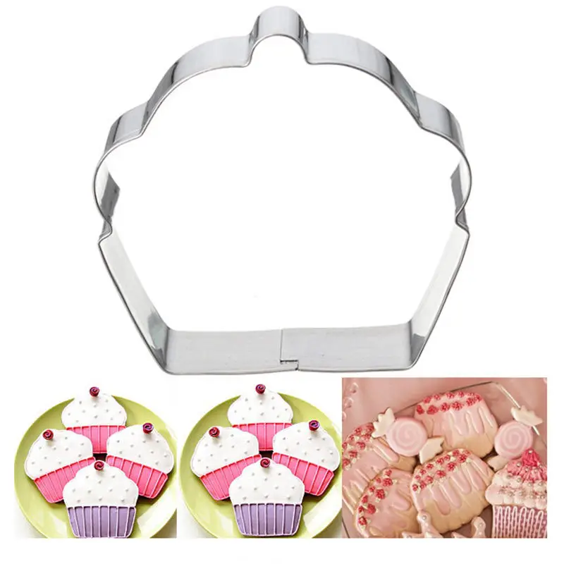 Lovely Dessert Shape Cake Mold Stainless Steel Fondant Mold Christmas Cake Decorating Tools