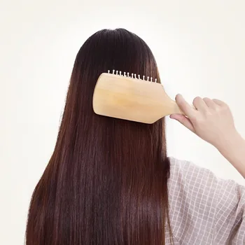 

Health comb of log scalp Comb Hair Care Brush Massage Wooden Spa Massage Comb Color Antistatic Hair Comb Massage Head Promote