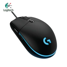 Игровая проводная мышь logitech G102, Оптическая Проводная игровая мышь, черный/белый, поддержка рабочего стола/ноутбука, официальная проверка