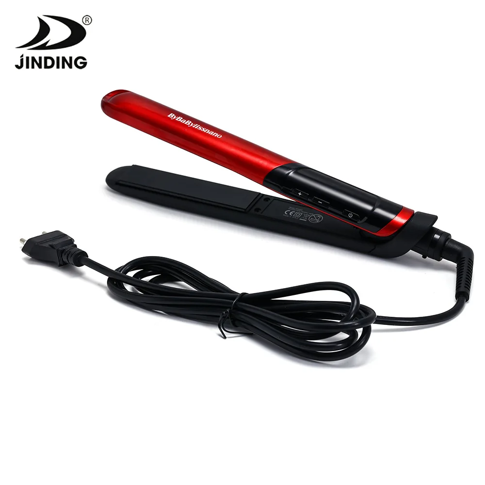 

JINDING ST3300 Multifunctional Ceramic Coating Hair Straightener Curler Thermostatic Coating Non-Slip Design Beauty Styling Tool