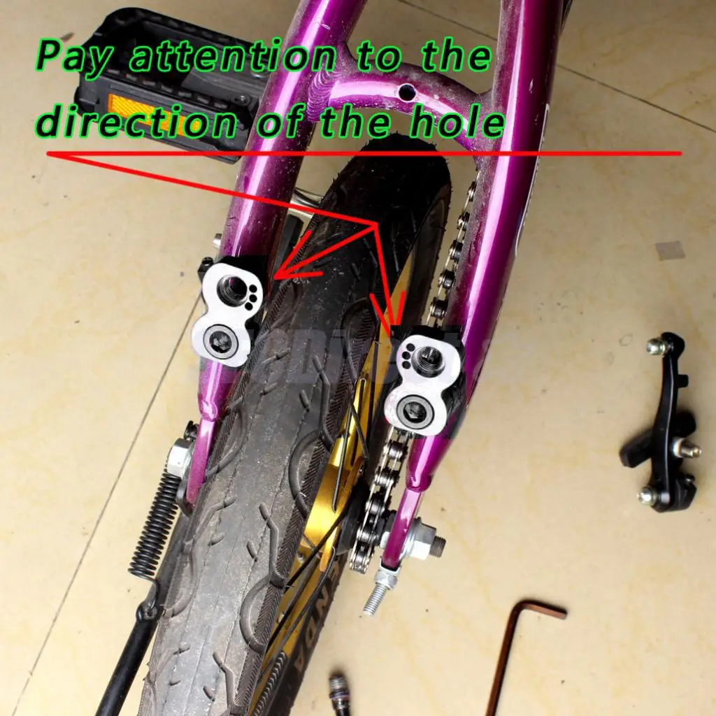 Lightweight V Brake Converter 20inch-451 Wheelset V Brake Lengther Frame Brake Adapter Mounting Holder Part Accessories
