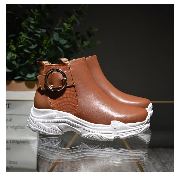 Botas Femenino Cuero Corto Moda Caliente Marca as Pic Sapato Cremallera Mujer Pic Estrella Diseño Hebilla Las Zapatos Lado Mujeres Pista Cinturón De Metal As wZTHICxq