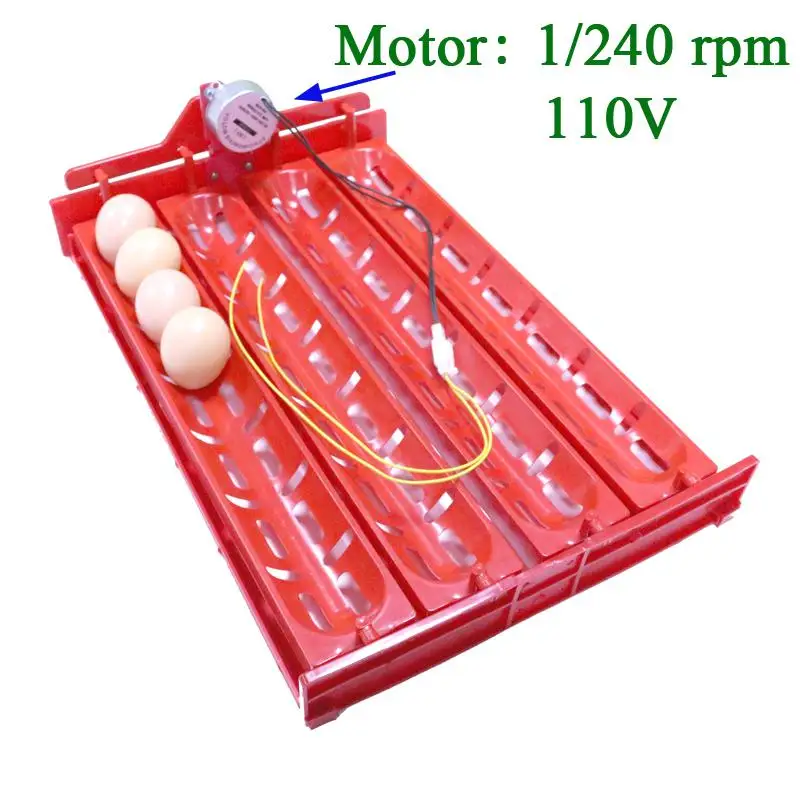 1 комплект Новинка 32-40 яиц инкубатор принадлежности для инкубаторов поворот яиц лоток утка гусь птицы мотор 110 В/220 В/DC12V - Цвет: 1I240rpm 110V