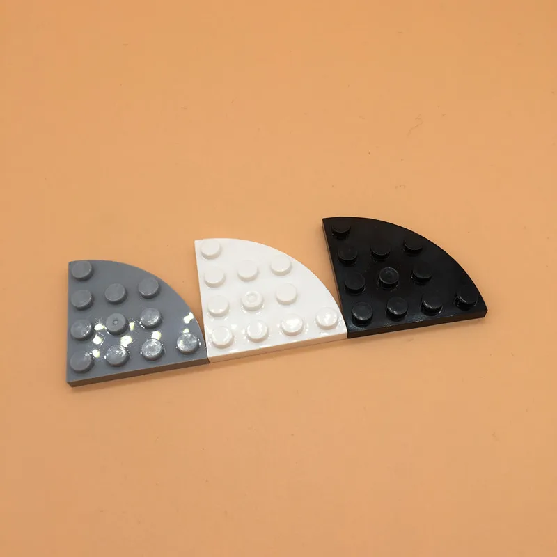 

10pcs/lot MOC Building block Building blocks Compatible with Base Plate Parts Wedge Plate Round Plate 30565 4x4