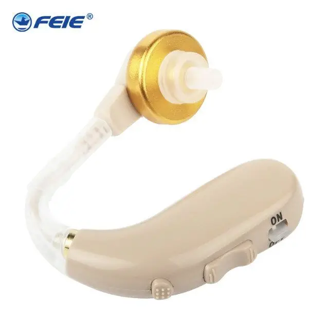 

Rechargeable ear hearing aid mini device ear amplifier digital hearing aids behind the ear for deaf elderly acustico EU S-130