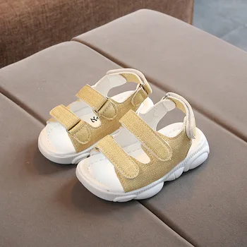 

New Summer Beach Sandals Kids Sandals Boys Girls Leather Summer Shoes Casual Sport Sandals For Little Boys