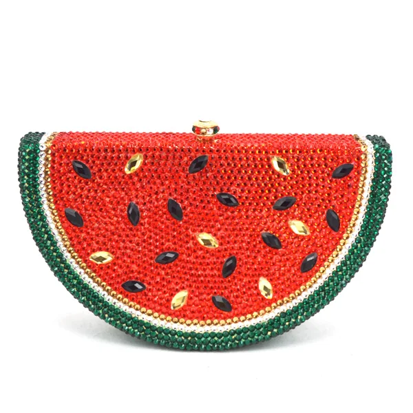 Luxury Crystal bag Watermelon Pattern Evening Bag Diamond Luxury