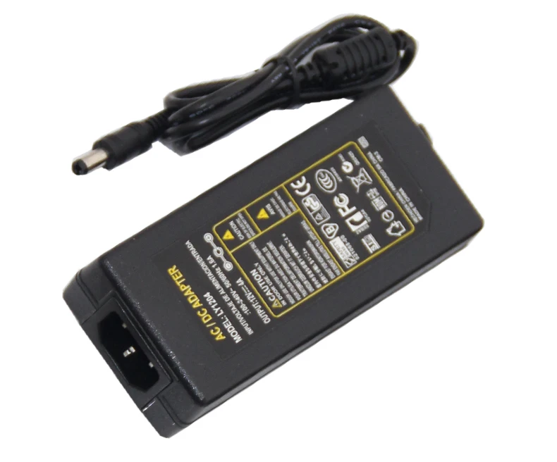 12V 5A AC адаптер конвертер для DC 60W Светодиодный источник питания зарядное