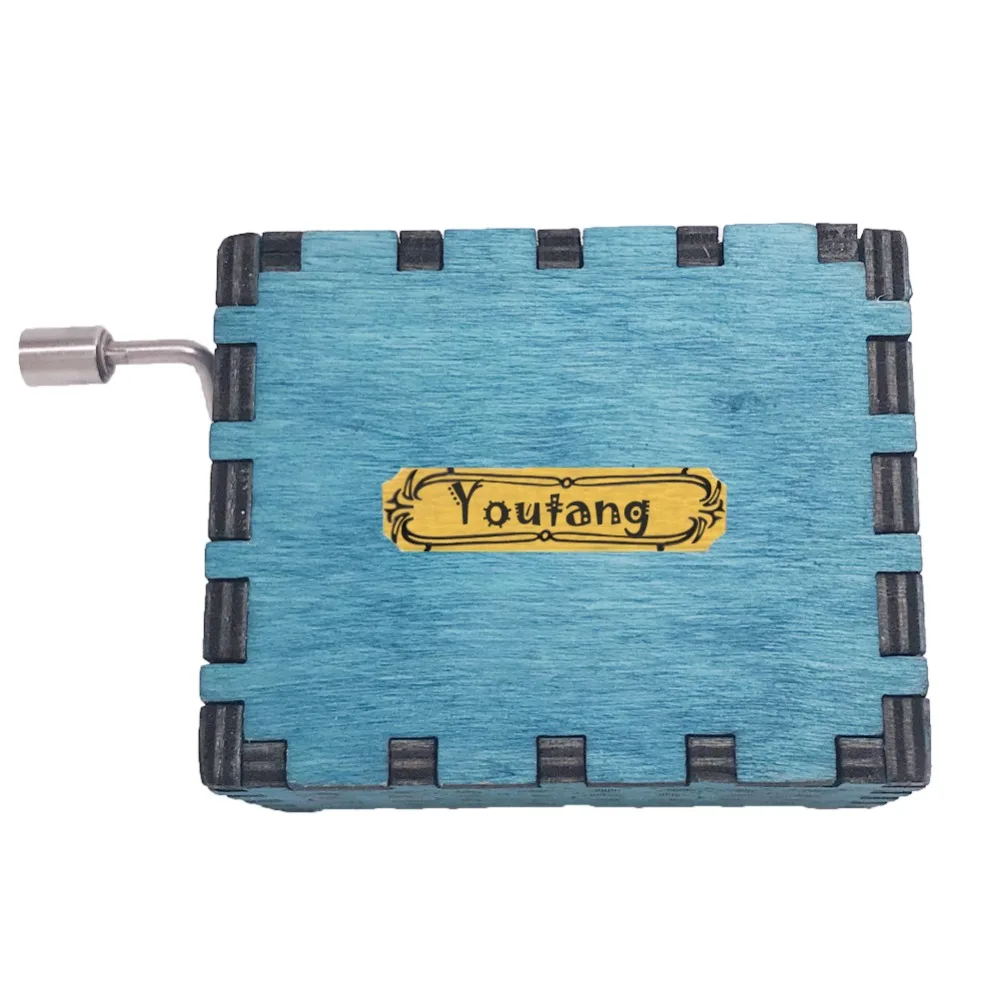 YouTang Music Box Hand Crank Musical Box Carved Wood Musical Gifts Christmas Music for Kid,Play Twinkle Twinkle Little Star