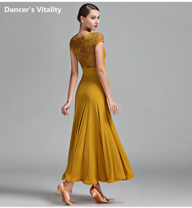 Новое платье для латинских танцев платье для бальных танцев новейший дизайн женское современное платье для танго вальса/стандартный костюм для Бальных соревнований