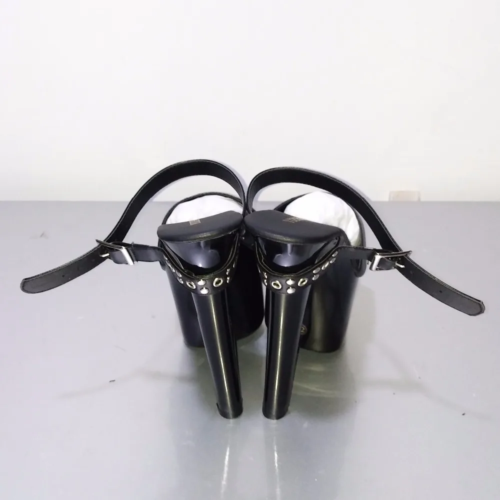 Summer slippers, contracted joker small fine with high heels, 17 cm runway shoes is sexy Dance Shoes