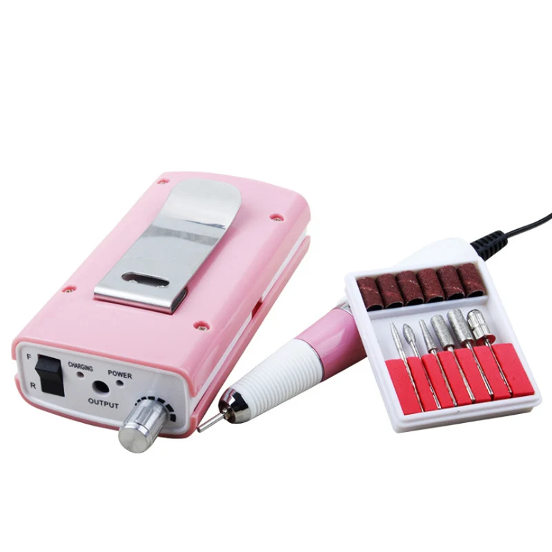 

30000RPM Nail Drill Machine Rechargeable Portable Electric E File Acrylic Gel Bits Nail Art Equipment Decorations for Nails