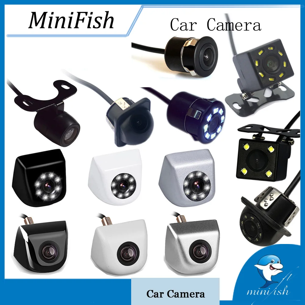 

Car Rear View Camera 170 Wide Angle HD Video 8 LED Night Vision Waterproof Reversing Parking Monitor