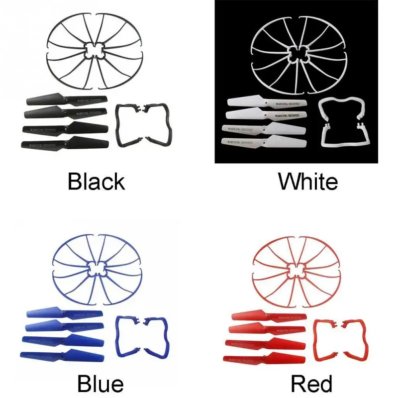 Легкий беспилотный летательный аппарат аксессуары 4 шт./компл. лезвие штатив защита кольцевой основной сменный пропеллер запасных Запчасти для Syma X5 X5C