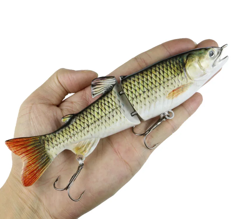 

Big Size 2 Segments Jointed Fishing Lure 18cm 65.6g Swimbait Crankbait Trout Muskie Sea Fish Lure S Glide Swimming