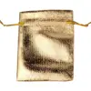 50 unids/bolsa 7x9 cm 9x12 cm 10x15 cm, ajustable de embalaje de la joyería de plata/oro bolsa de terciopelo con cordón de colores, bolsas y bolsas de regalo de boda ► Foto 2/6