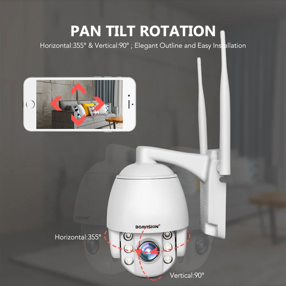 2MP sim-карта 3g 4 г беспроводная мини PTZ купольная камера 1080 P наружная водостойкая 5X Zoom/4 мм объектив двухсторонняя аудио камера видеонаблюдения