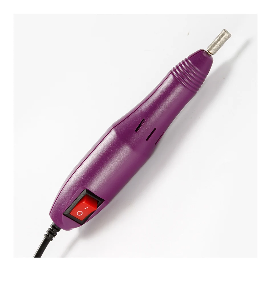 Электрический аппарат для маникюра, 20000 ОБ/мин, Машинка для педикюра, сменная ручка для удаления гель-лака, фрезерная ручка для ногтей