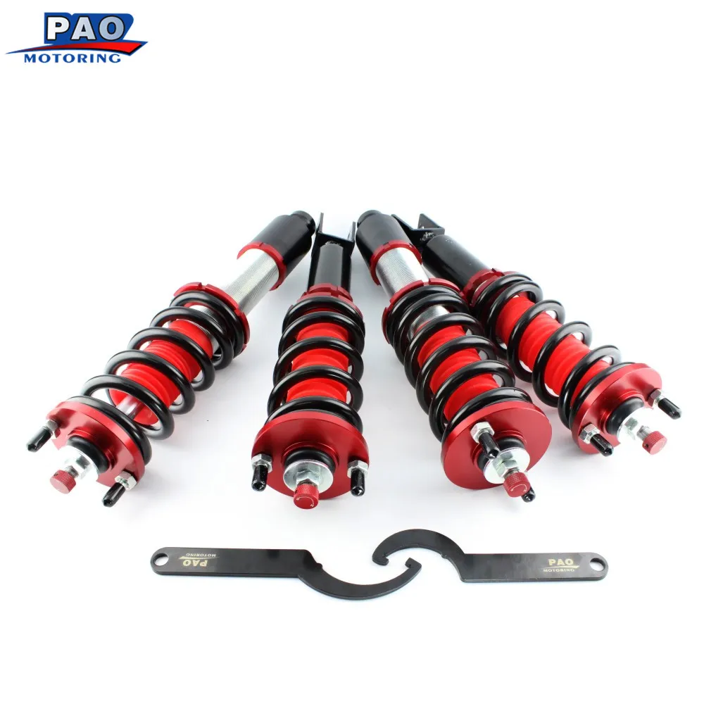Пружина койловер комплект для Honda CIVIC EK 1996 2000 36 уровень Регулируемая заслонка