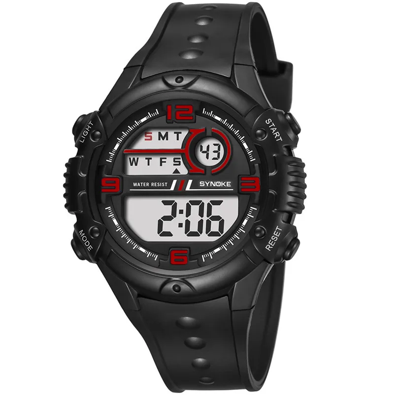 

Men Sports Watches 50M Waterproof Back Light LED Digital Watch Chronograph Shock Double Time Wristwatches For Gift #4M29#F