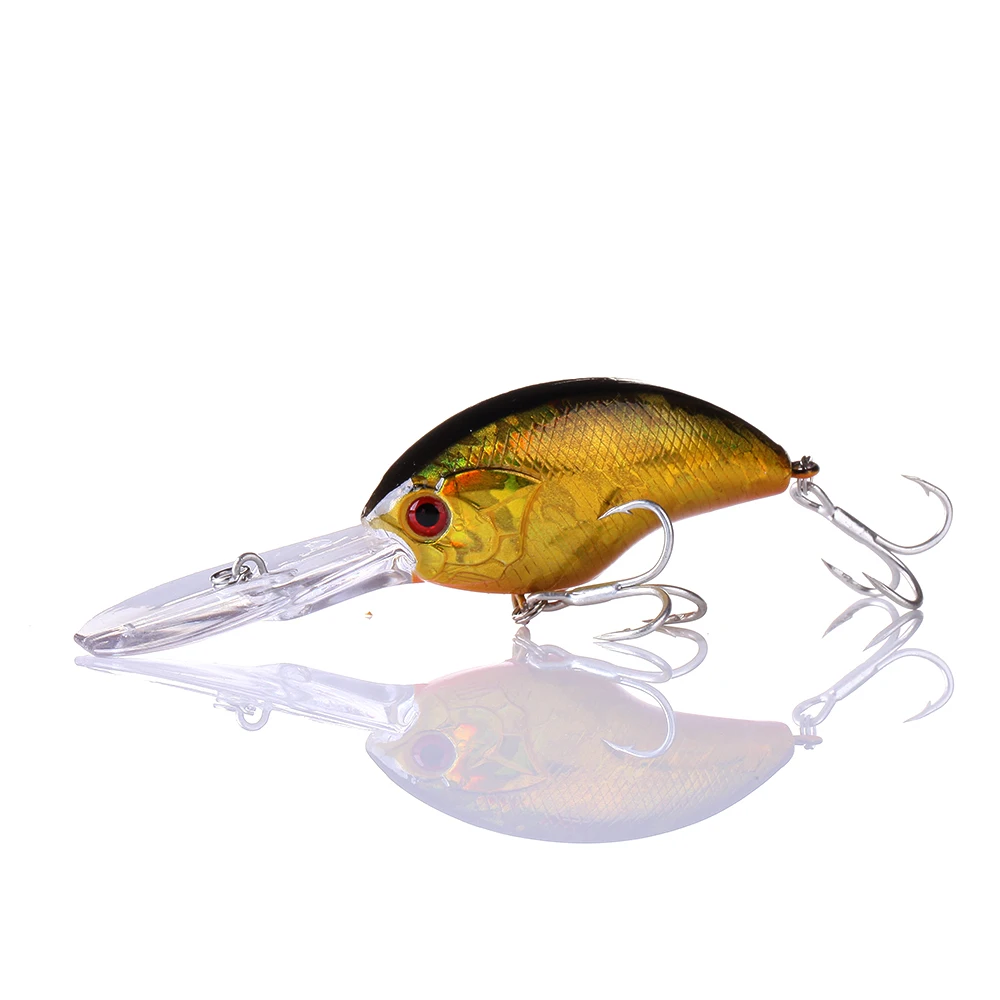 1 PCS 9 cm 12g العائمة الصيد السحر الغوص العميق اليابانية المتذبذب كرنك الطعم باس بايك Crankbait مع هوك 1 PCS 9 cm 12g العائمة الصيد السحر الغوص العميق اليابانية المتذبذب كرنك الطعم باس بايك Crankbait مع هوك