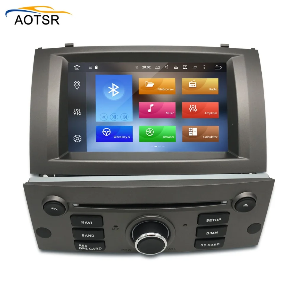 Perfect 7"Android 9.0 Car DVD multimedia Player head unit For Peugeot 407 2004 2005 2006 2007 2008 2009 2010 radio stereo GPS Navigation 1 Perfect 7"Android 9.0 Car DVD multimedia Player head unit For Peugeot 407 2004 2005 2006 2007 2008 2009 2010 radio stereo GPS Navigation 1