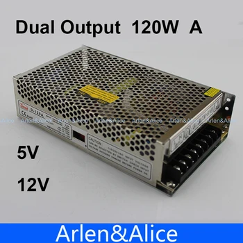 

120W Dual output 5V 12V Switching power supply AC to DC DC12A DC5A