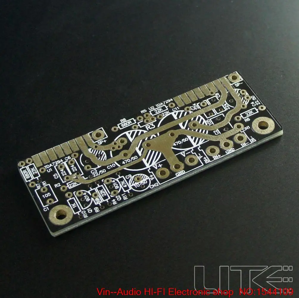 

1PCS VIN TDA7294 amplifier ultra-small empty board PCB FREE SHIPPING