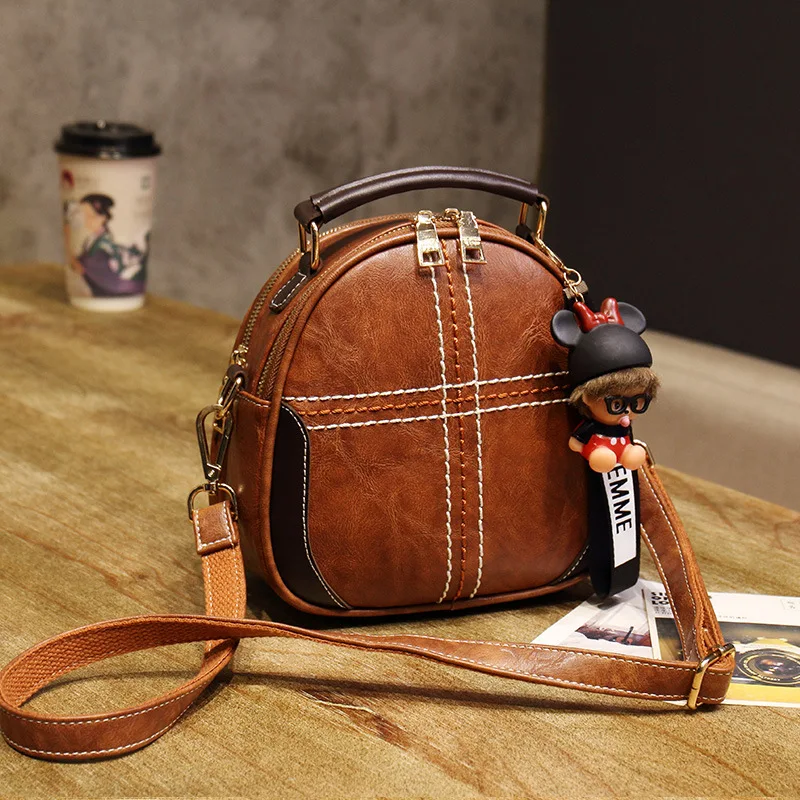 

Fashion Leisure Women Back packs Women's PU Leather Handbags Female school Shoulder bags for teenage girls Travel Back pack